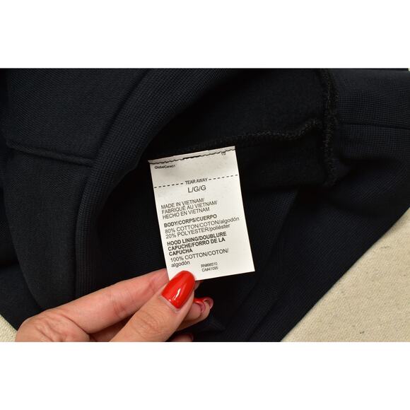 Under Armour Men's Loose UA Icon Fleece Hoodie Black Regular Size L Cotton NEW - Picture 7 of 8